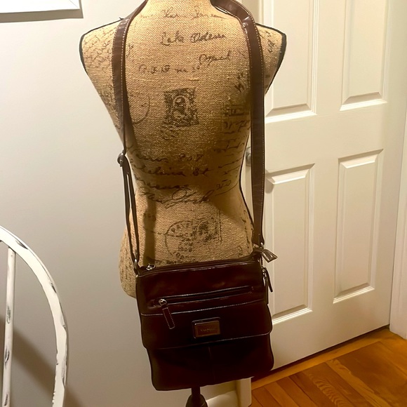 Diverso Italian Leather vintage crossbody bag - Picture 2 of 8